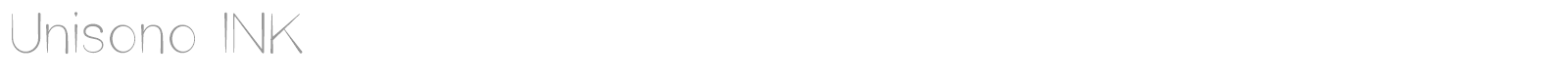 Unisono INK font preview